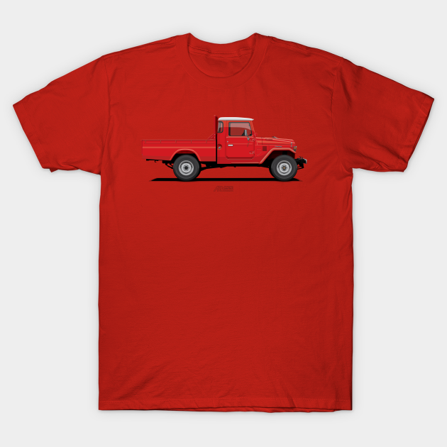 Land Cruiser FJ45 Pick Up Red - Land Cruiser - T-Shirt