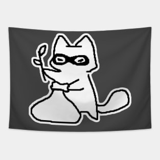 thief kitty Tapestry