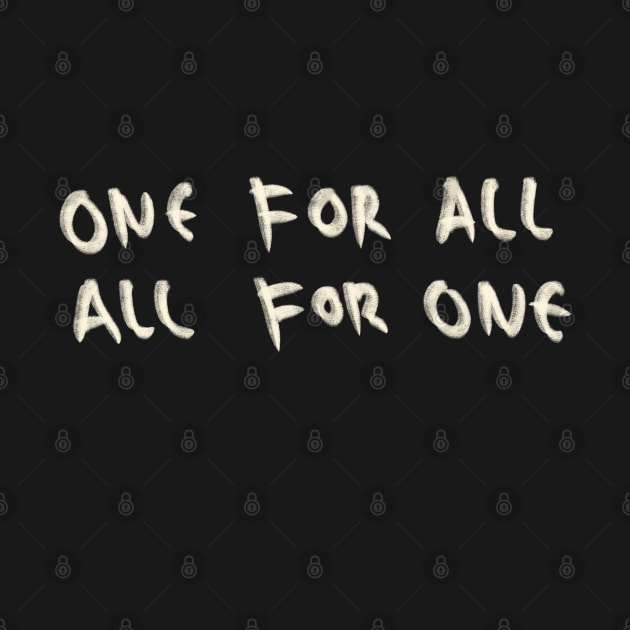 One For All, All For One by Saestu Mbathi