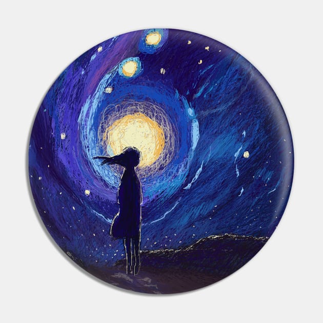 Galaxy Pin by timegraf