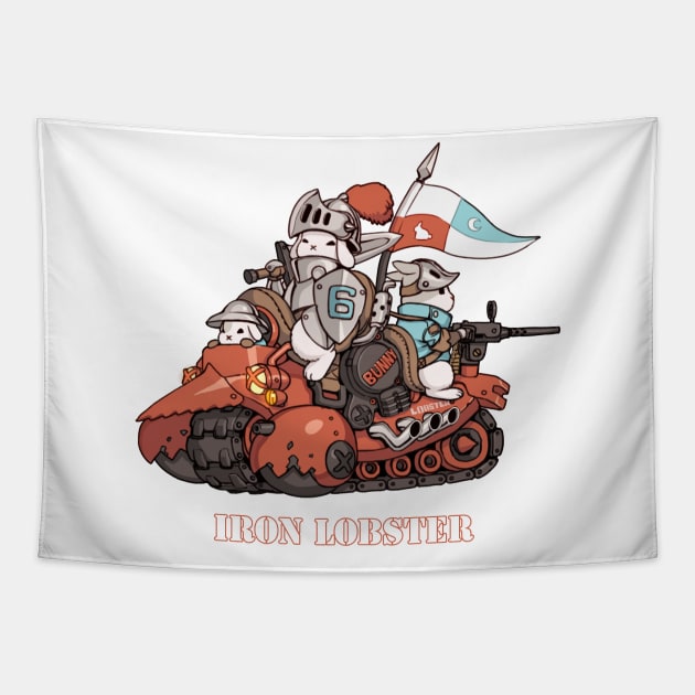 Iron Lobster 6 Tapestry by Pan_Ren_Wei