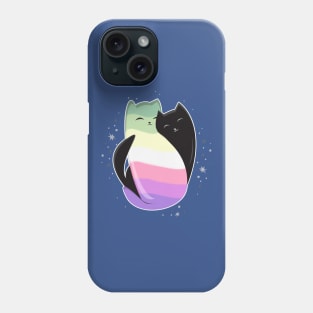 Genderfae Cat LGBT Pride Flag Phone Case