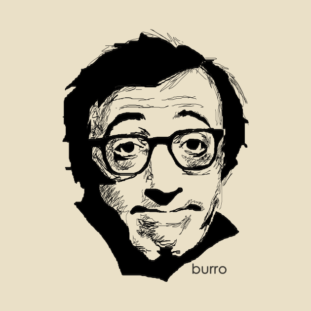 Woody Allen by burro by burrotees