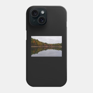 Walden Pond Fall Foliage Concord MA Reflection Trees Phone Case