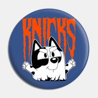 Bluey Knicks Basketball Pin