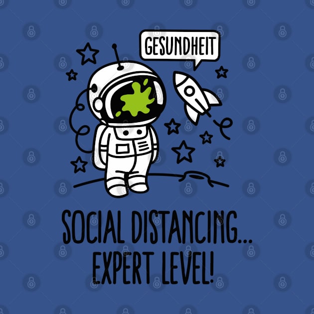 Gesundheit, Social distancing Expert level Corona quarantined by LaundryFactory