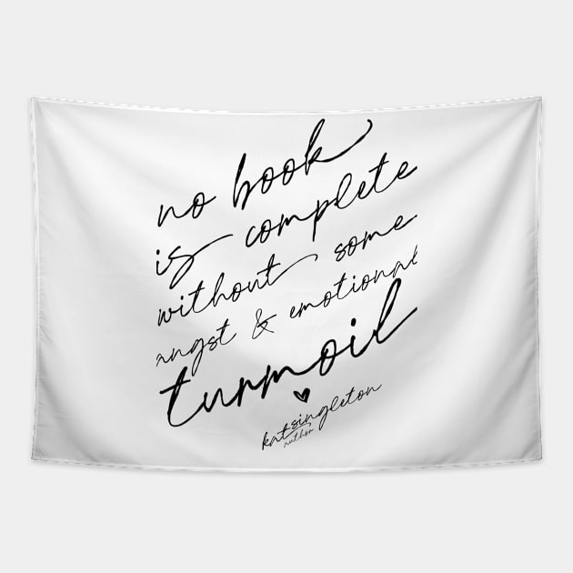 Kat Singleton Quote Tee - Black Tapestry by Author Kat Singleton 