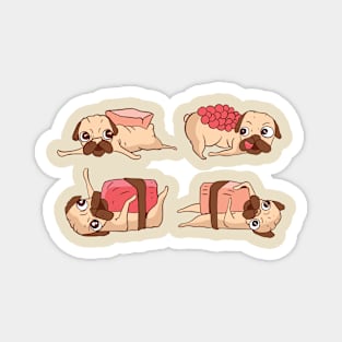 Sushi Pugs Magnet