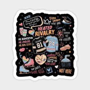 Heated Rivalry Romance - Hollanov Couple Romance Book, Hockey Rivals Couple, Movie Book Magnet