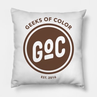 Chocolate Geek of Color Pillow