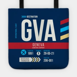 Geneva (GVA) Airport Code Baggage Tag C Tote