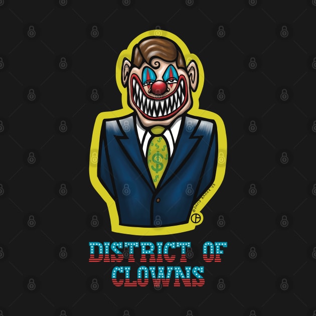 Clown Politician by Art from the Blue Room