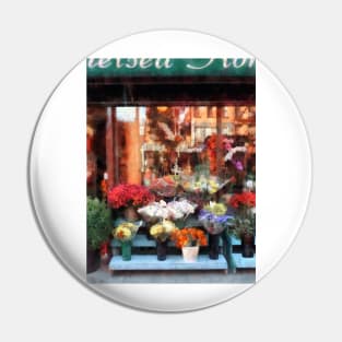 Manhattan NY - Chelsea Flower Shop Pin