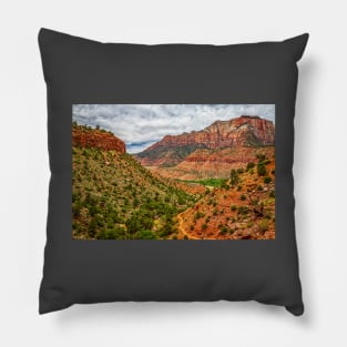 Watchman Trail View, Zion National Park Pillow