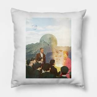 A Gift For You - Surreal/Collage Art Pillow