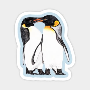 Penguin couple Magnet