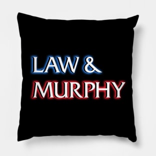 law and murphy-tv series and science adage crossover Pillow