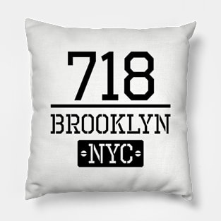 Brooklyn 718 NYC Pillow