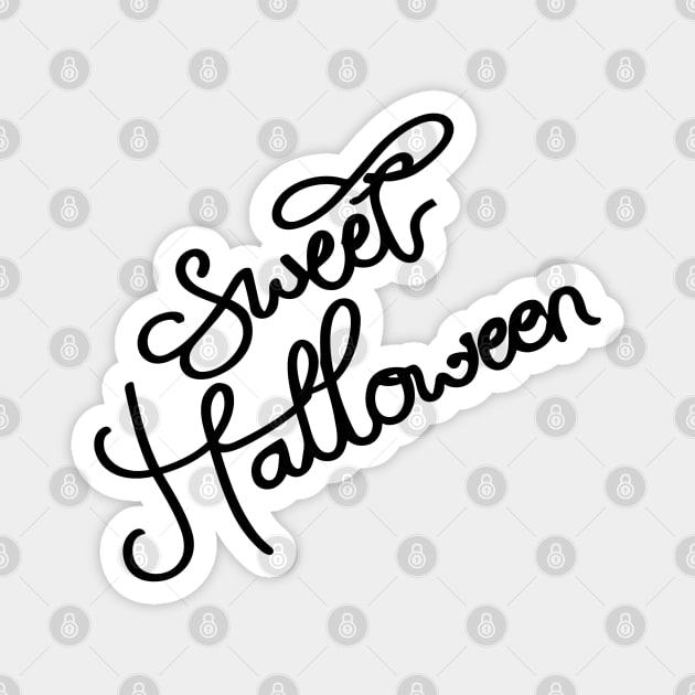 Sweet Halloween cute letter Magnet by BonusSingh