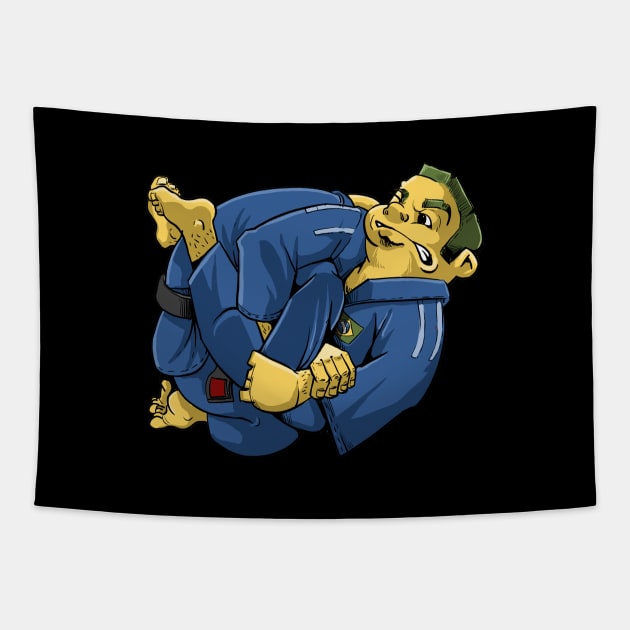 BJJ Kimura Tapestry by Black Tee Inc