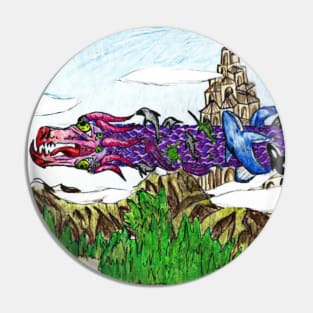 Dragon In The Sky Pin