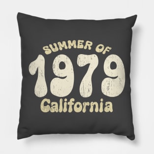 1979 california vintage distressed old retro Pillow