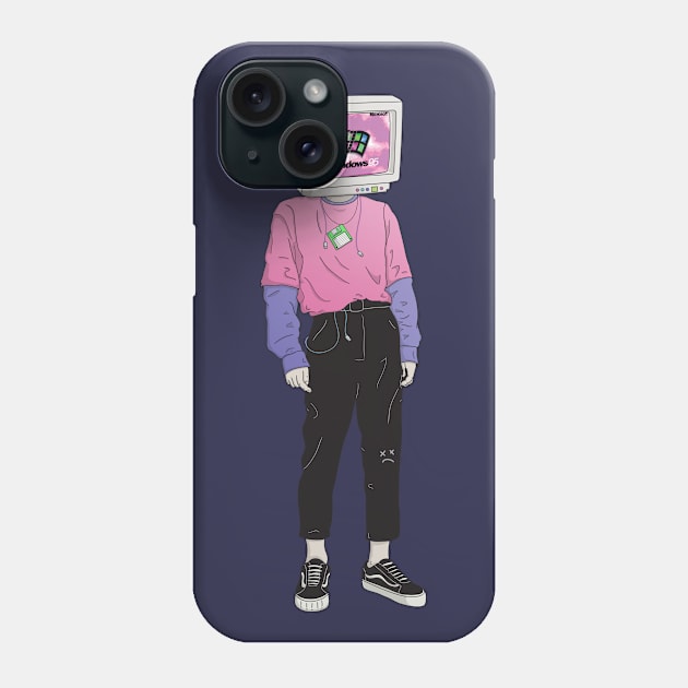 Computer Boy! Phone Case by one38jpg