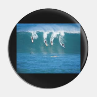 Waimea Bay Coed Surfing Pin