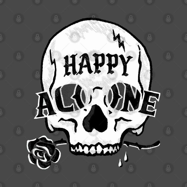 Happy Alone by Jill K Design