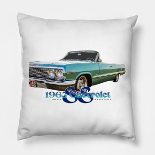 Restored 1963 Chevrolet Impala SS Convertible Pillow