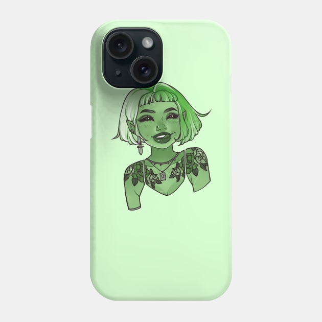 Inked Girl Phone Case by soniastegemann