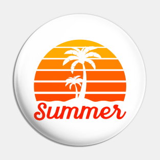 Summer Sunset Design Pin