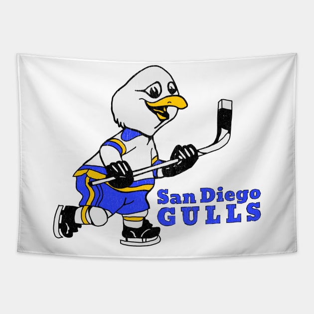 Defunct San Diego Gulls 1966 Tapestry by LocalZonly