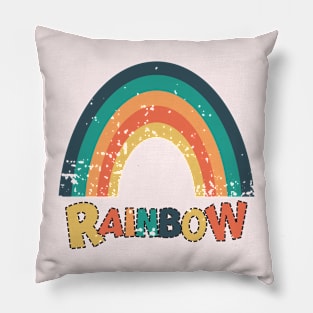 Vintage Rainbow Pillow