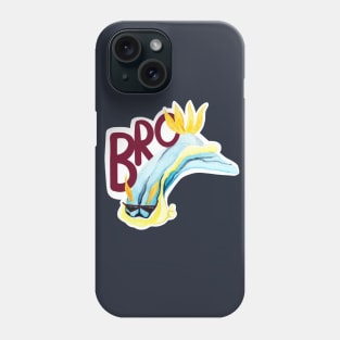 Blue & Yellow Nudibranch Bro Phone Case