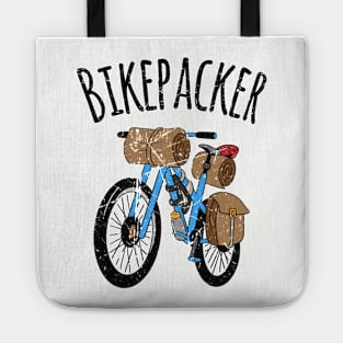 Bikepacker Vintage Bikepacking Travel Camping Tote