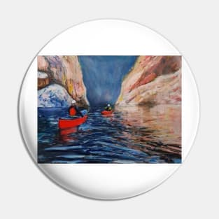 Red Canoes Pin