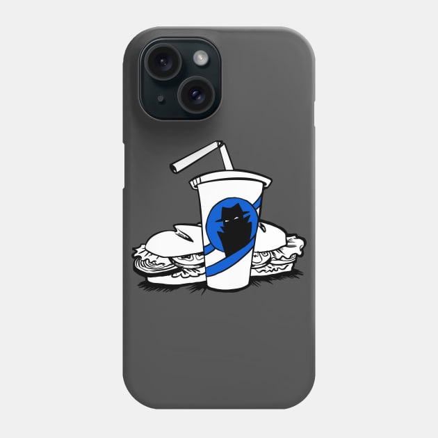 Food for Thought Police Phone Case by RedLineStore