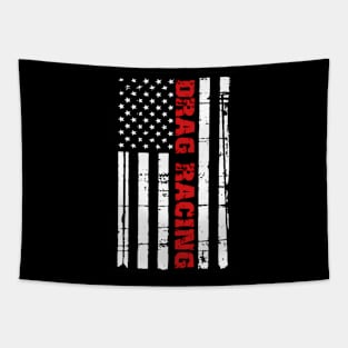 Drag Racing Flag Street Drag Outlaws American Tapestry