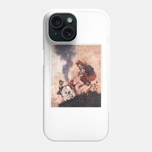 The Wicked Hobgoblin by Edmund Dulac Phone Case