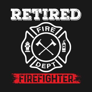 Retired Firefighter Fire Rescure Retirement T-Shirt