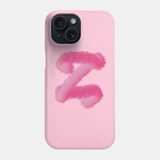 z Pink Animal Initials Phone Case