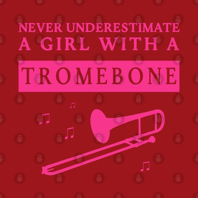 Underestimated Trombone Girl by DePit DeSign