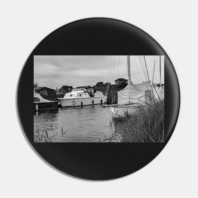 Boats moored on the Norfolk Broads Pin by yackers1