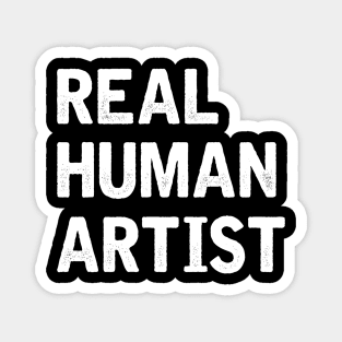 Real Human Artist Magnet