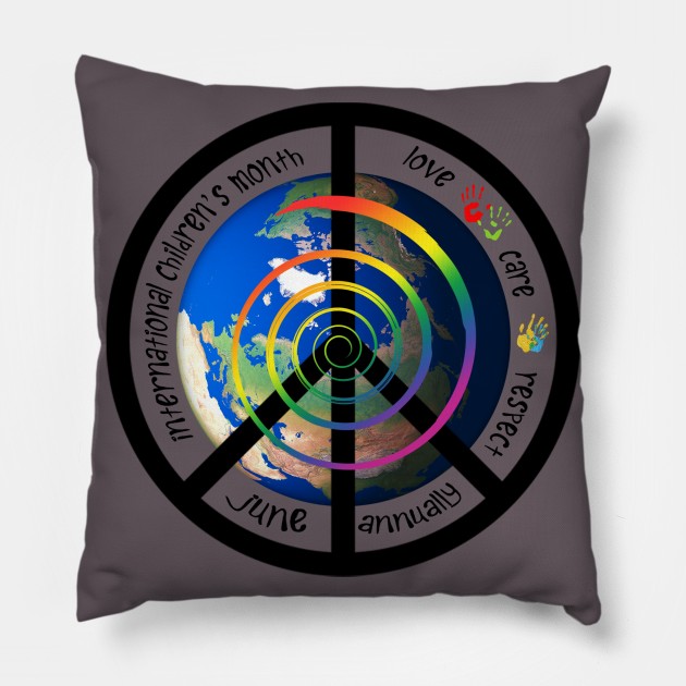 International Childrens Month 2020 Merch Pillow by One Clothing Unify