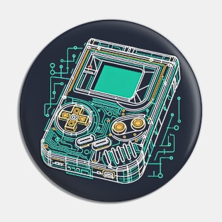 retro game boy Pin