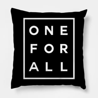 One For All Boxed (White) Pillow