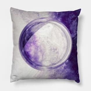 Purple Marble Stone Abstract Pillow