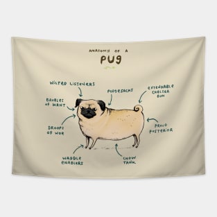 Anatomy of a Pug Tapestry